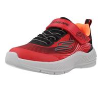Skechers Microspec Advance, Scarpe da Ginnastica, Red/Black, 24 EU