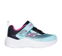 Skechers Microspec Advance, Scarpe da Ginnastica Bambina, Aqua/Purple, 21 EU
