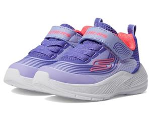 Skechers Microspec AdvanceSneaker da Bambina, Lavanda/Rosa Neonpink, 24.5 EU