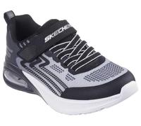 Skechers Microspec Max Advance, Scarpe da Ginnastica, Black/Charcoal, 30 EU