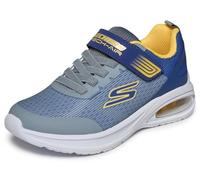 Skechers MICROSPEC Max Advance Squad-Pacer Sneaker, Antracite, 1.5 UK Bambino