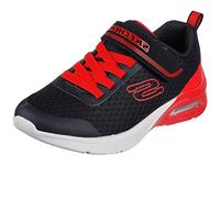Skechers Microspec Max Gorvix, Scarpe da ginnastica Bambini e ragazzi, Black Textile Red Trim, 34 EU
