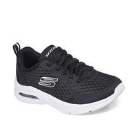 Skechers Microspec Max, Scarpe Da Ginnastica Bambini e ragazzi, Black Textile Black White Trim, 31 EU