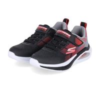 Skechers Microspec Max Velocity Sneaker da ragazzo, Nero Bkrd, 34 EU