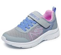 Skechers Microspec Plus Swirl Sweet, Scarpe sportive Bambine e ragazze, Grigio, 36 EU