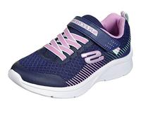Skechers Microspec Sneaker, Scarpe da ginnastica Bambine e ragazze, Bordo In Rete Blu Lavanda E Menta, 35 EU