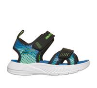 Skechers MICROSPEC-Splash Sandalo, Nero, 9 UK Bambino