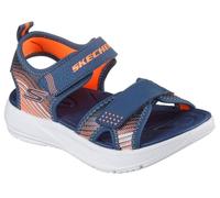 Skechers MICROSPEC-Splash Sandalo, Navy Orange, 2 UK