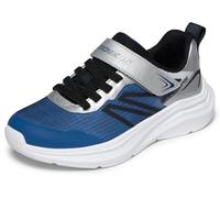 Skechers MICROSPEC Velocity Sneaker, Navy Silver, 42