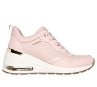Skechers Million Hotter Air, Milioni di Aria Calda d'Aria Donna, Finiture in Pelle Blush Duraleather, 41 EU