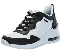Skechers Million Hotter Air, Scarpe da Ginnastica Donna, Bianco e Nero, 38 EU