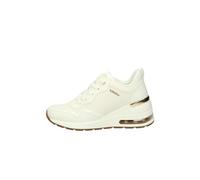 Skechers Million Hotter Air, Scarpe da Ginnastica Donna, Giardino Bianco Opulento, 39 EU