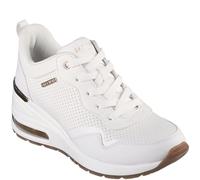 Skechers Million Hotter Air, Scarpe da Ginnastica Donna, Giardino Bianco Opulento, 41 EU