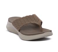 Skechers Sandali da Donna Ultra Flex 3.0 Rhythm Waves Flat, Moka, 36