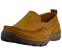 Skechers Mocassino Superior Gains Uomo, marrone chiaro, 45 EU