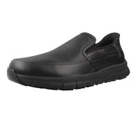 Skechers Scarpe Uomo Nampa Broxtin – per professionisti sanitari, pelle sintetica nera, 46 EU