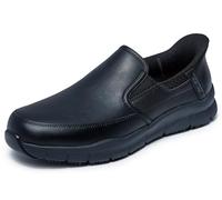 Skechers Nampa Broxtin Hands Free Slip In, Scarpe da servizio alimentare da uomo, Nero , 45.5 EU Weit
