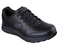 Skechers Nampa Osil, Scarpe per Professionisti Sanitari Uomo, Black Synthetic, 41 EU