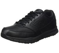 Skechers Nampa, Scarpe da ginnastica Uomo, Nero Sintetico Pu, 39.5 EU