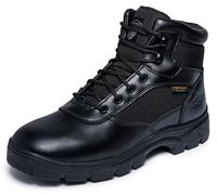 Skechers New Wascana-Benen, Stivali Militari Uomo, Nero, 46 EU Larga