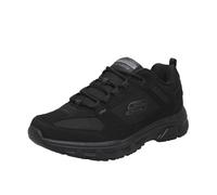Skechers per uomo. 51893 Scarpe Oak Canyon in pelle scamosciata nere (40), Nero, Basso, 1 a 3 cm, Stringhe, Casual, Sportivo, Outdoor, Runni
