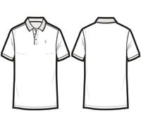 Skechers off Duty Polo, Bianco, L Uomo