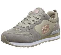 Skechers Og 85 Goldn Gurl, Sneaker a Collo Basso Donna, Beige Natural Suede Mesh Nylon Coral Trim Nat, 36 EU