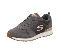 Skechers Og 85 Goldn Gurl, Sneaker a Collo Basso Donna, Charcoal Suede Nylon Mesh Rose Gold Trim, 38 EU