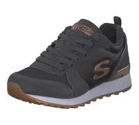 Skechers Og 85 Goldn Gurl, Sneaker a Collo Basso Donna, Charcoal Suede Nylon Mesh Rose Gold Trim, 38 EU
