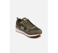 Skechers Og 85 Goldn Gurl, Sneaker a Collo Basso Donna, Olive Suede Nylon Mesh Rose Gold Trim, 38 EU