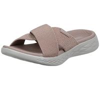 Skechers On-The-Go 600-16259, Sandali a Ciabatta Donna, Oro Rosato, 35 EU Larga