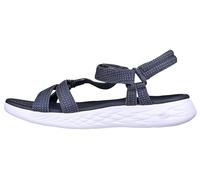 Skechers On-the-go 600 Brilliancy, Sandali Donna, Navy Textile Trim, 41 EU