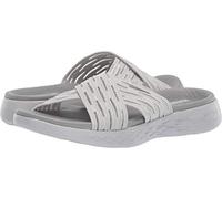 Skechers On-the-go 600 Sunrise, Sandali Donna, Grigio, 36 EU