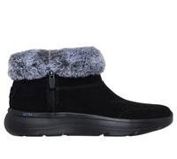 Skechers On-the-GO Encore Stivaletto Donna Nero con Cerniera Pelo Memory Foam