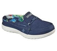 Skechers On-The-Go Flex - Scarpa Ciabatta da Barca in Tela da Donna