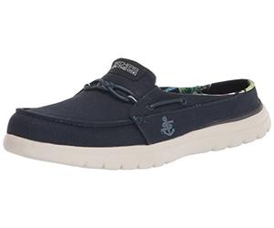 Skechers On-The-Go Flex - Scarpa Ciabatta da Barca in Tela da Donna