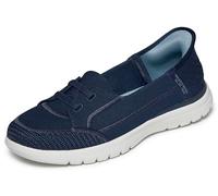 Skechers On-The-Go Flex - Scarpe da Ginnastica Slip-in Top Notch da Donna, Navy, 38.5 EU