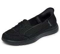 Skechers On-The-Go Flex Top Notch, Mocassino Donna, Black Textile, 41 EU
