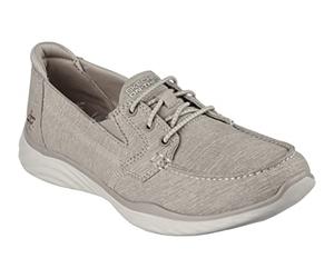 Skechers On-The-Go Ideal-Coastal, Mocassino Donna, Tortora, 37.5 EU
