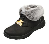 Skechers Donna Slip-ins: On-the-GO Joy - Cozy Charm Shoes in Nero/Grigio, Taglia 38.5, Vegan