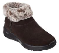 Skechers On-The-Go Joy Savvy, Stivali Donna, Chocolate Suede, 36