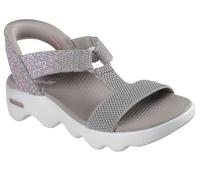 Skechers On-The-Go Massage Fit Sandal Hands Free Slip-ins W/Space Dye, Donna, Tortora Multi, 36 EU