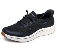 Skechers On-The-go Max Cushioning Lite Aura Hands Free Slip-in Sneaker da donna, Nero/Bianco, 40 EU
