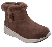 Skechers On-The-Go Stellar Cozy Step, Stivaletto Donna, Chocolate Suede, 38 EU