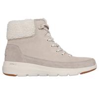 Skechers On-the-GO Stivaletto Donna con Cerniera Beige Memory Foam Foderato