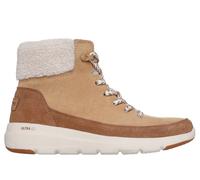 Skechers On-the-GO Stivaletto Donna con Cerniera Marrone Memory Foam Foderato