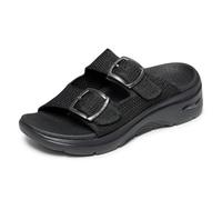 Skechers On-The Go Walk Arch Fit 2.0 Sandal-Chloe, Ciabatta Donna, Nero, 39 EU