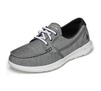 Skechers On-The Go Walk Lite-Isla, Mocassino Donna, Nero/Bianco, 40 EU