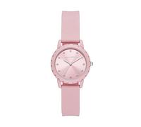 Skechers Orologio Anaheim da donna, movimento a tre lancette, cassa in lega rosa da 30 mm con cinturino in silicone, SR6234