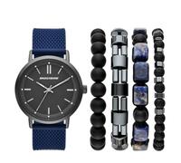 Skechers Orologio Analogico al Quarzo Uomo con Cinturino in Silicone SR9123